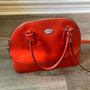 Coach Cora Domed Satchel Crossbody